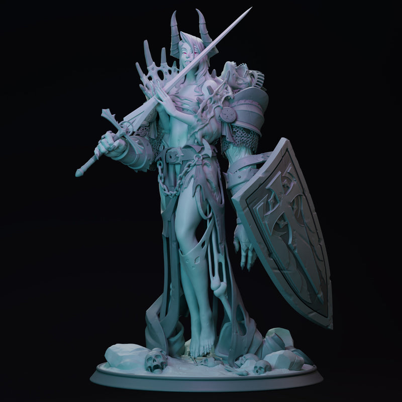 Necromancer Demon | Pin-Up Statue Fan Art Miniature Unpainted | Goyd Figures