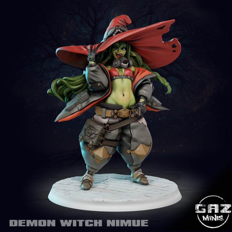 Goblin Witch Nimue, 28/32mm resin fantasy miniature, unpainted