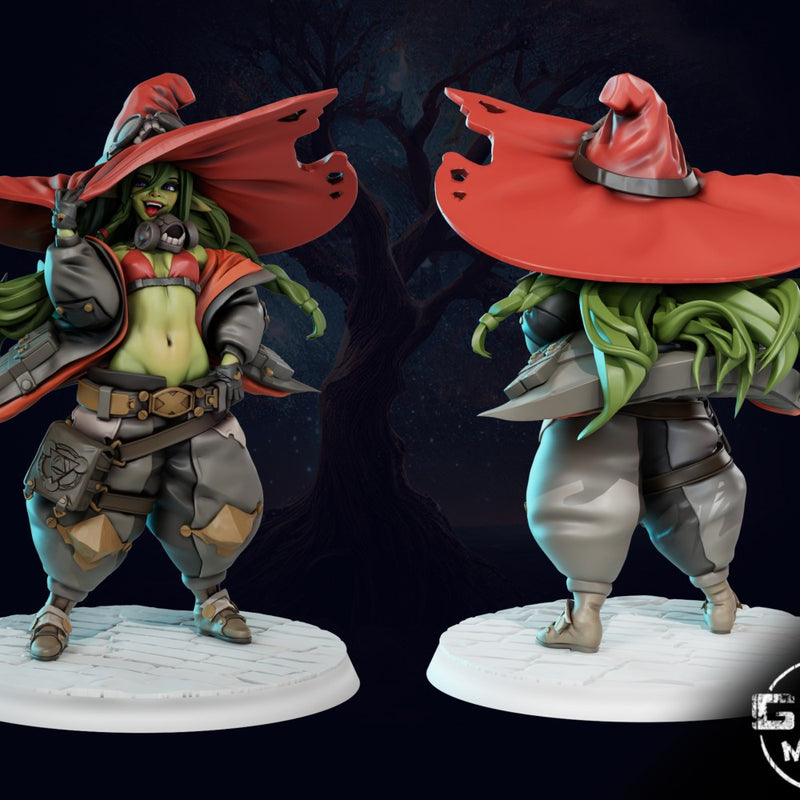 Goblin Witch Nimue | Fantasy Pin-Up Miniature | Gaz Minis TabletopXtra (2)