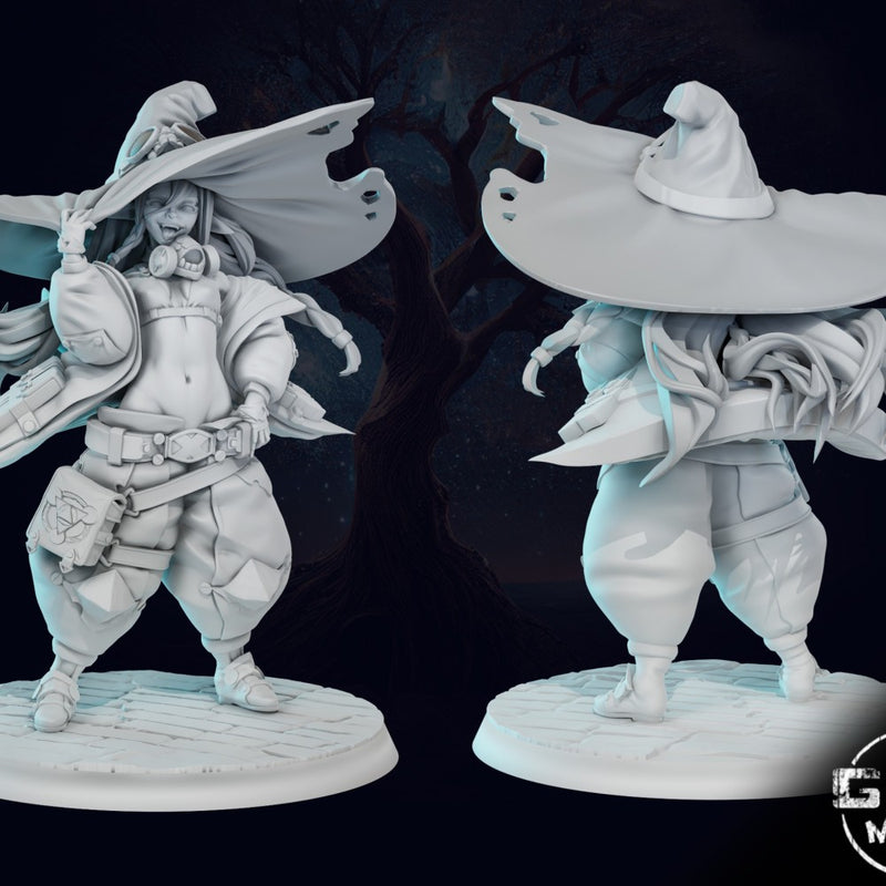 Goblin Witch Nimue | Fantasy Pin-Up Miniature | Gaz Minis TabletopXtra (3)