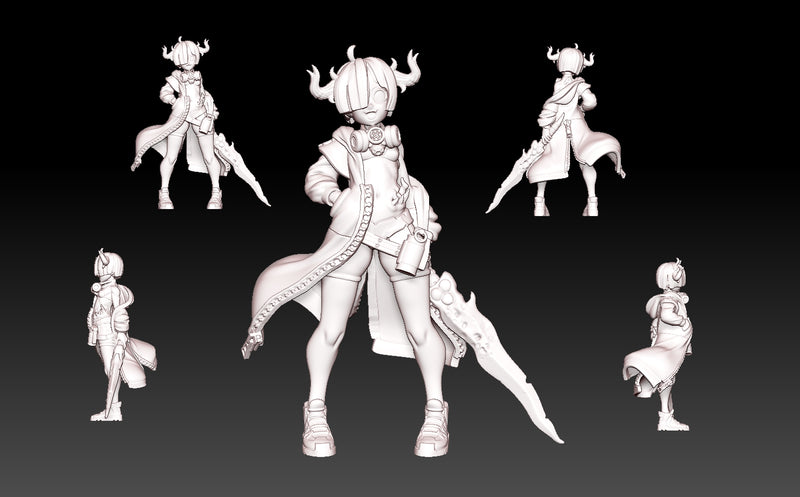 Girls of Four Gods Miniatures | The Crownbreaker | LPOMC