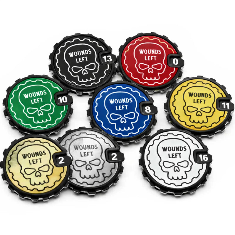 Obsidian Veil 1-16 Tabletop Wound Tracker