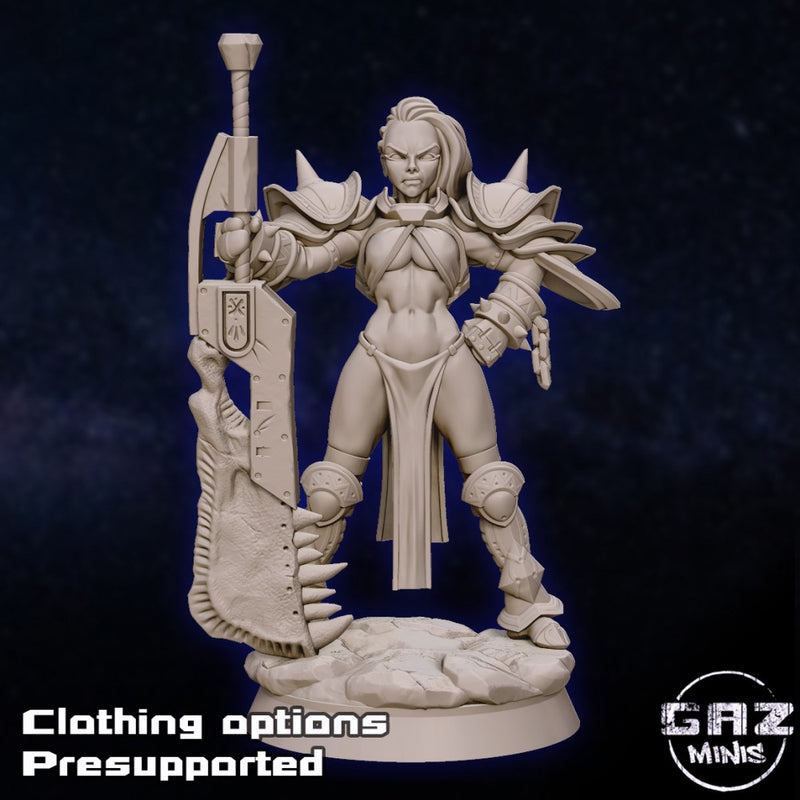 Hunter Oda | Fantasy Pin-Up Miniature | Gaz Minis TabletopXtra (2)