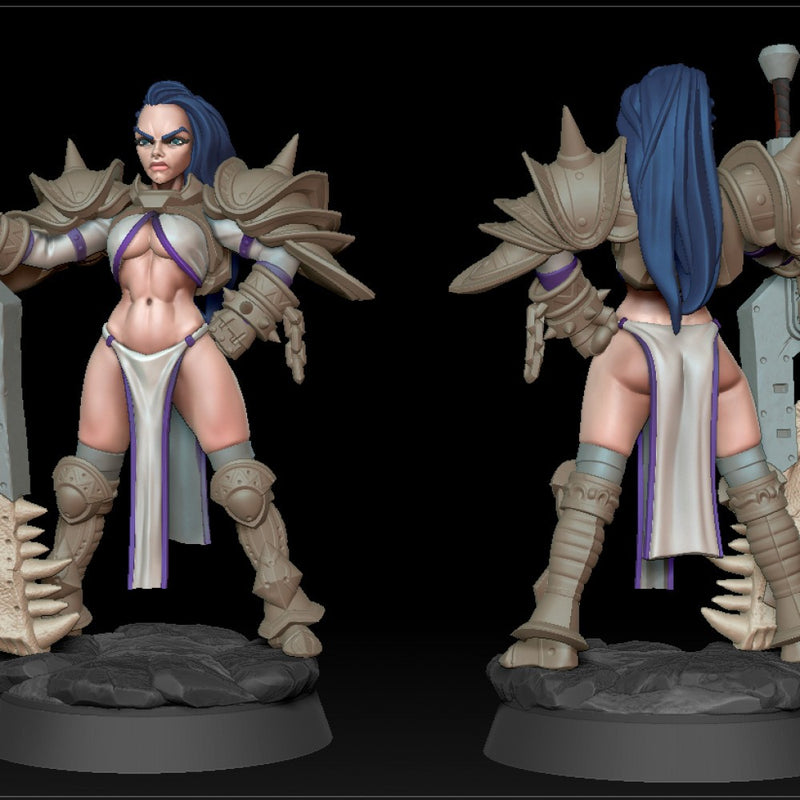 Topless | Hunter Oda | Fantasy Pin-Up Miniature | Gaz Minis TabletopXtra
