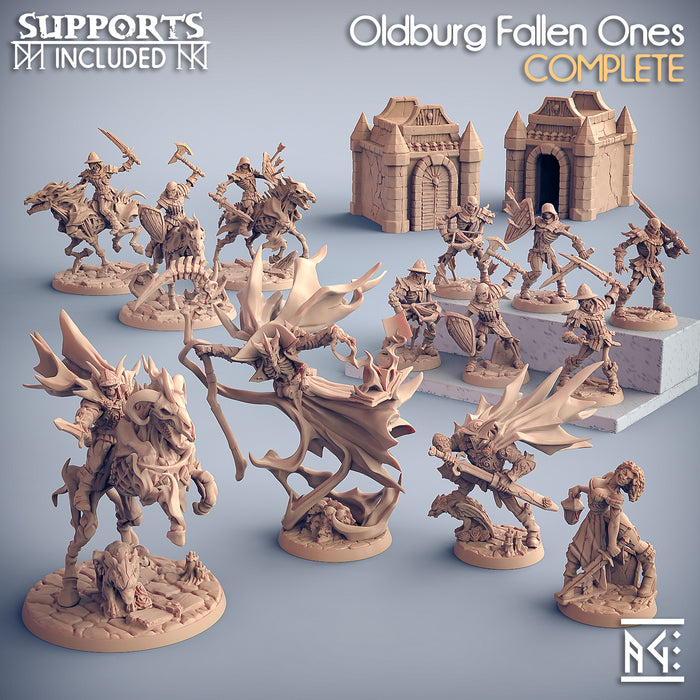 Oldburg Fallen Ones Miniatures (Full Set) | Fantasy D&D Miniature | Artisan Guild