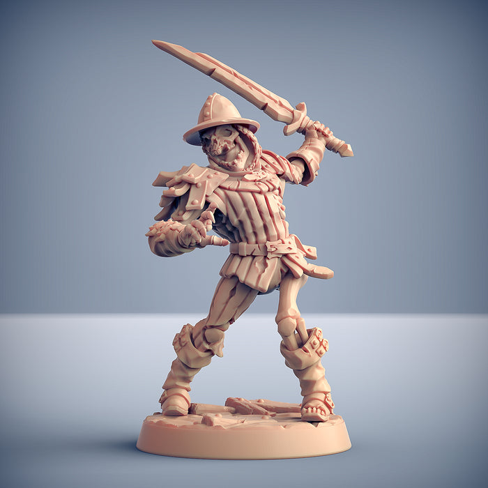 Skeleton Fighter A | Oldburg Fallen Ones | Fantasy D&D Miniature | Artisan Guild