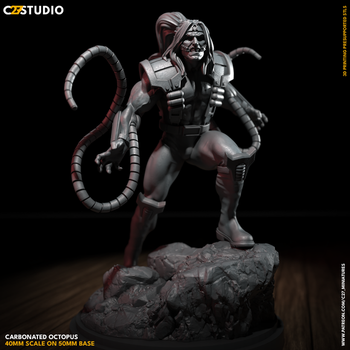 Carbonated Octopus | Heroes | Sci-Fi Miniature | C27 Studio