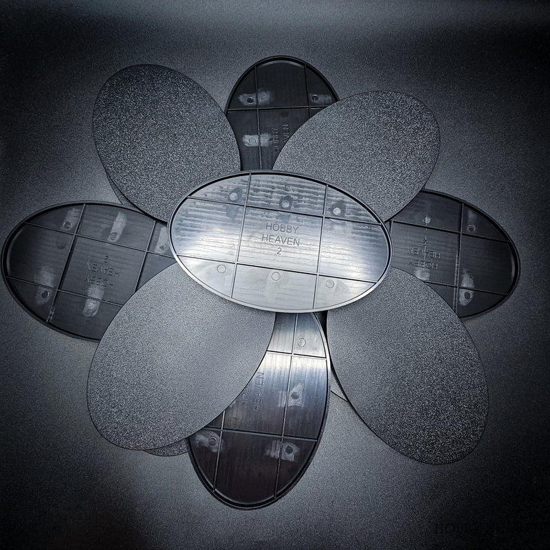 170x105mm Oval Plain Plastic Bases
