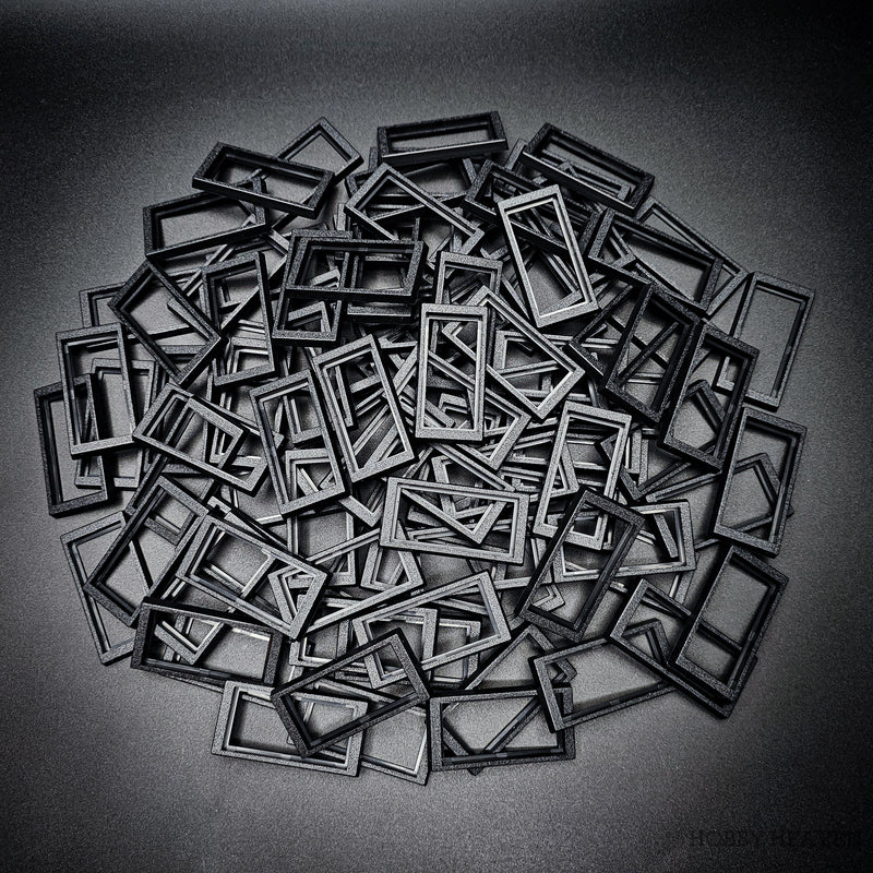 50x24mm to 60x30mm Rectangle Bases Converters ABS Plastic