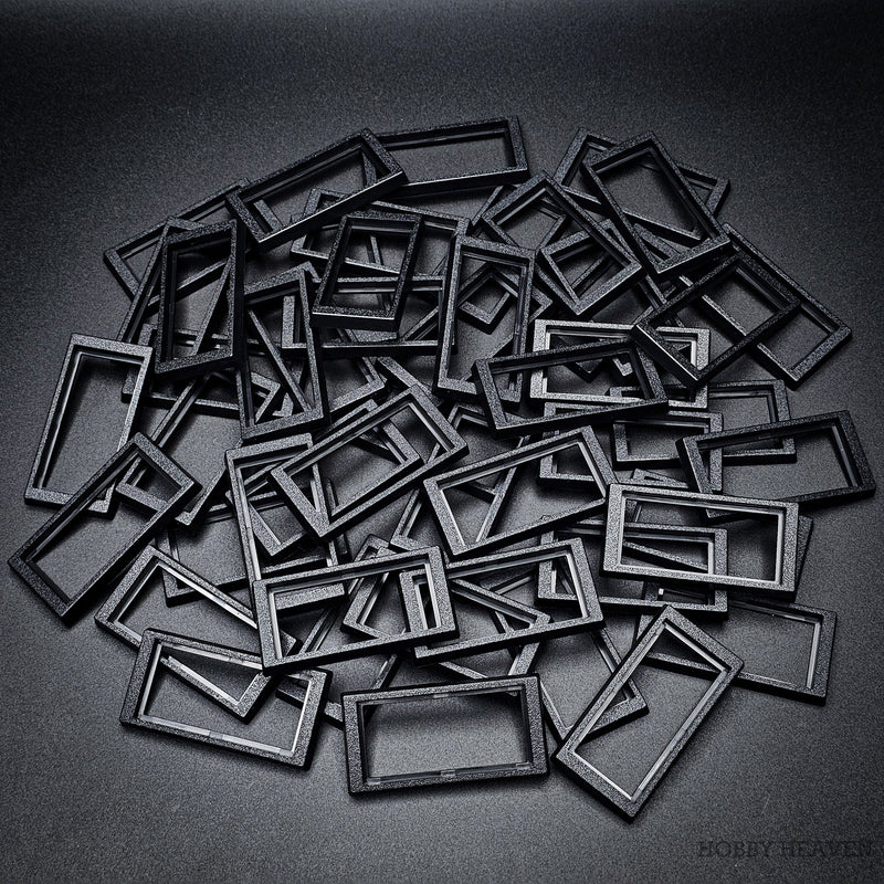 50x24mm to 60x30mm Rectangle Bases Converters ABS Plastic