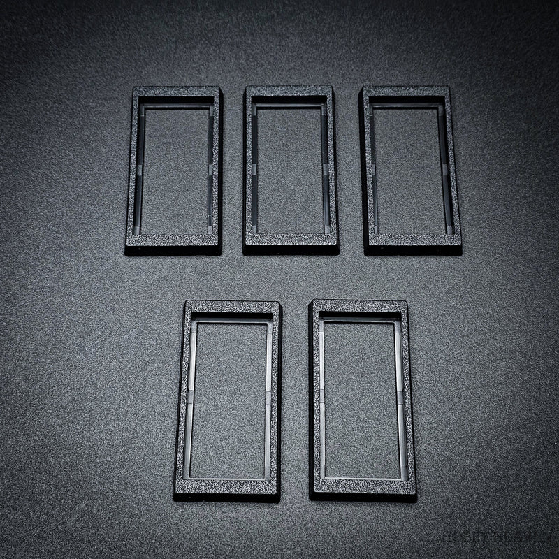 50x24mm to 60x30mm Rectangle Bases Converters ABS Plastic