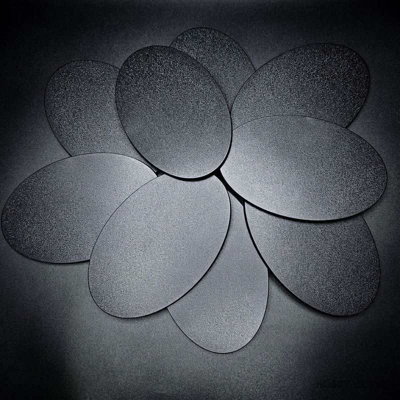170x105mm Oval Plain Plastic Bases