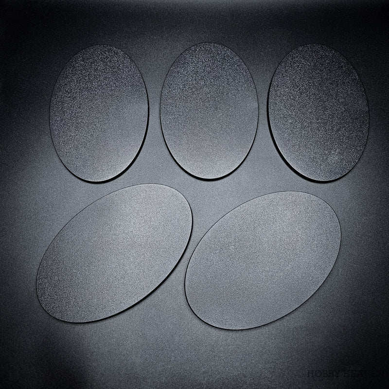 170x105mm Oval Plain Plastic Bases