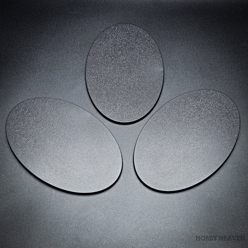 170x105mm Oval Plain Plastic Bases