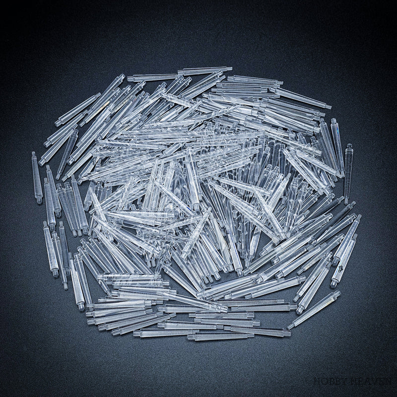 60mm Round Flying Bases – Clear Plastic Stands for Sci-Fi & Fantasy Wargaming Miniatures