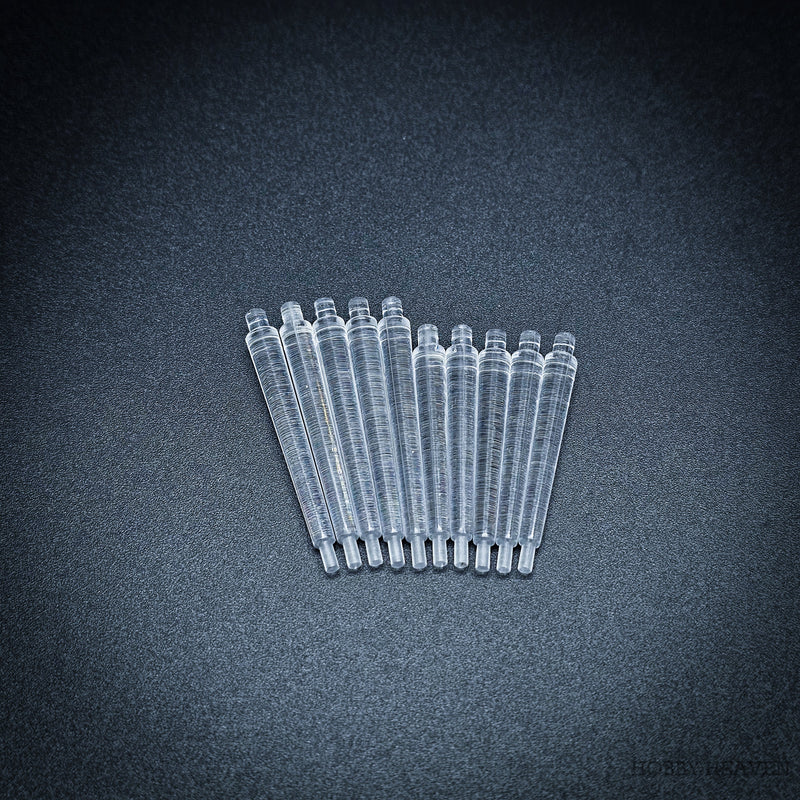 60mm Round Flying Bases – Clear Plastic Stands for Sci-Fi & Fantasy Wargaming Miniatures