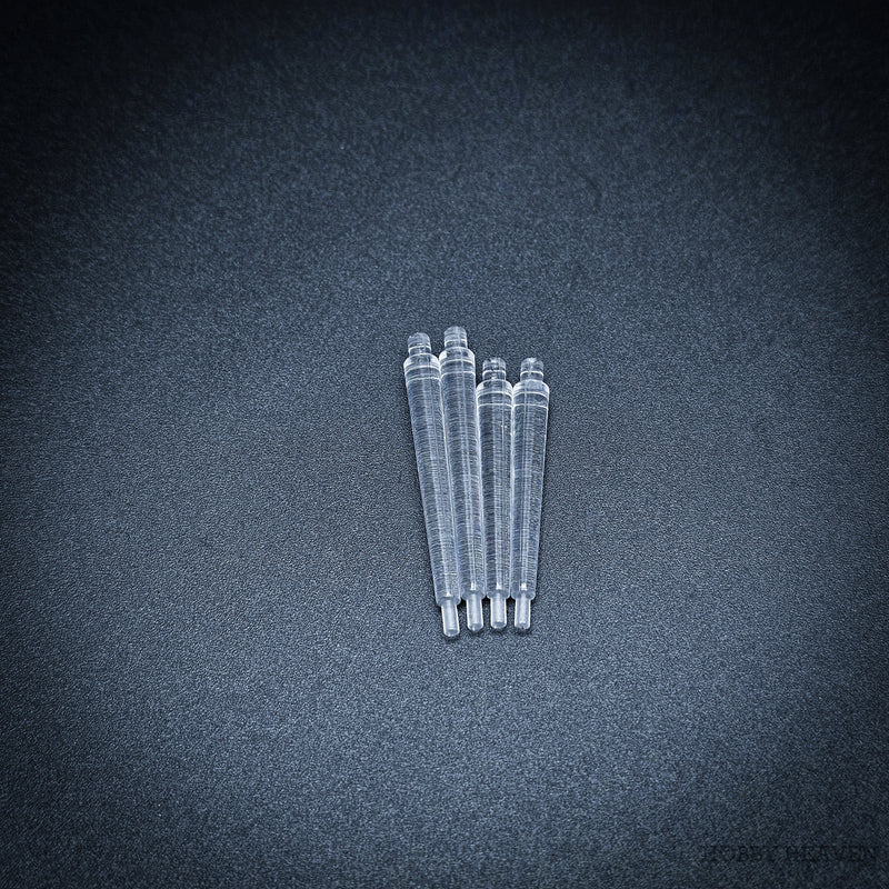 60mm Round Flying Bases – Clear Plastic Stands for Sci-Fi & Fantasy Wargaming Miniatures
