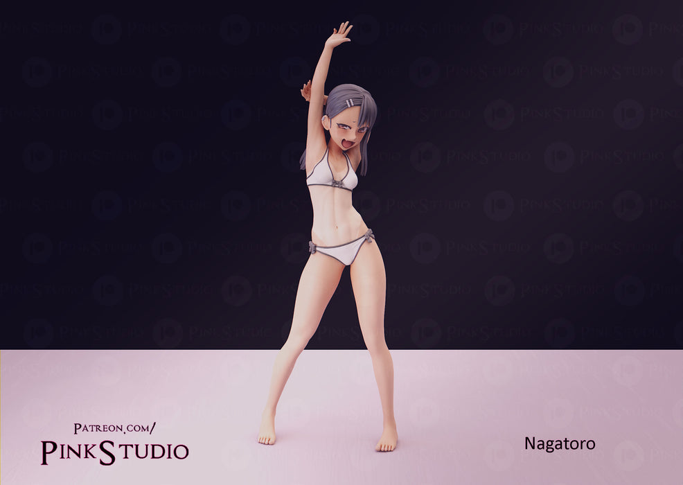 Nagatoro (Statue) | Pin-Up Fan Art | Pink Studio
