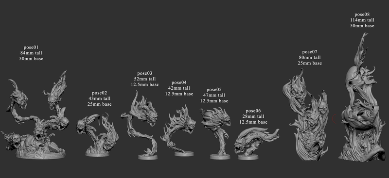Flaming Skull Miniatures | Inferno: All Shall Burn | Fantasy Miniature | Mini Monster Mayhem