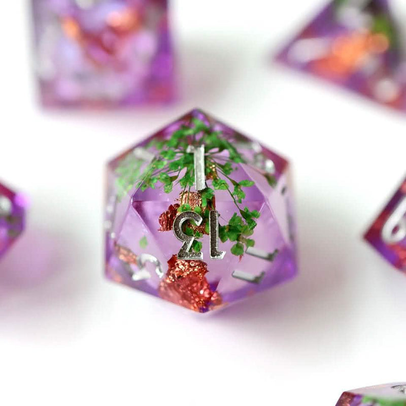 Potion of Foresight | Liquid Core Dice | Resin | 7 Piece Set