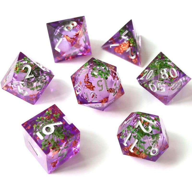 Potion of Foresight | Liquid Core Dice | Resin | 7 Piece Set