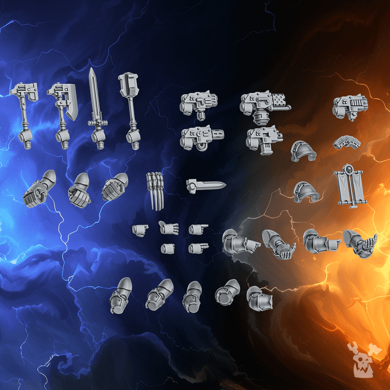 Princeps Cohort 5 Man Squad | Black Lions | DakkaDakka | Sci-Fi Grimdark Wargaming Miniature 28mm 32mm (Copy)