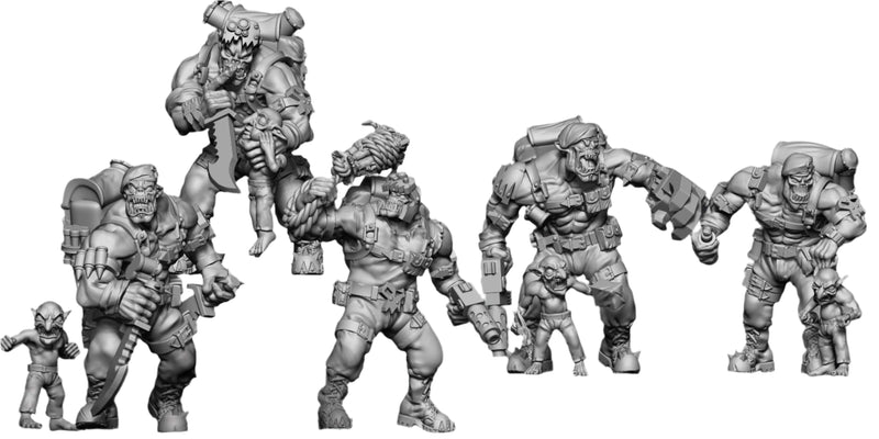 Orc Blitz Kommandos Miniatures | Ghamak