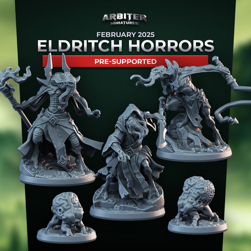 Eldritch Horror Miniatures | Pose Pack A | Arbiter Miniatures