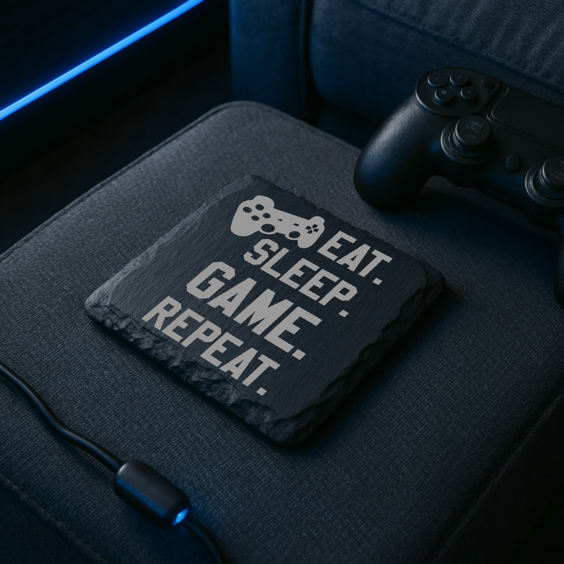 Gift Coaster Gamer Quote Themed Dad Birthday Wedding Gift Box