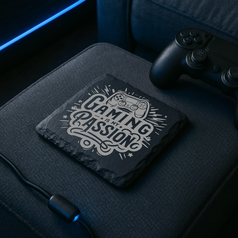 Gift Coaster Gamer Quote Themed Dad Birthday Wedding Gift Box