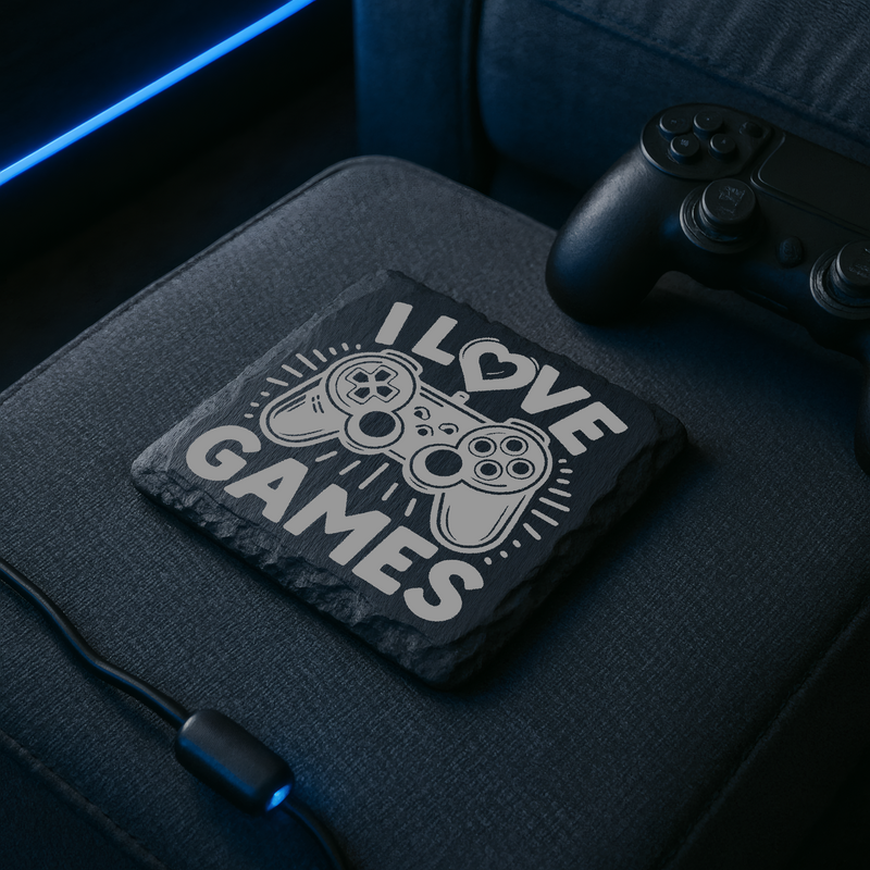 Gift Coaster Gamer Quote Themed Dad Birthday Wedding Gift Box