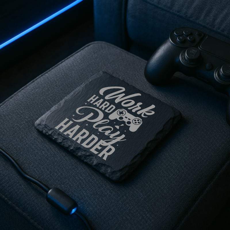 Gift Coaster Gamer Quote Themed Dad Birthday Wedding Gift Box