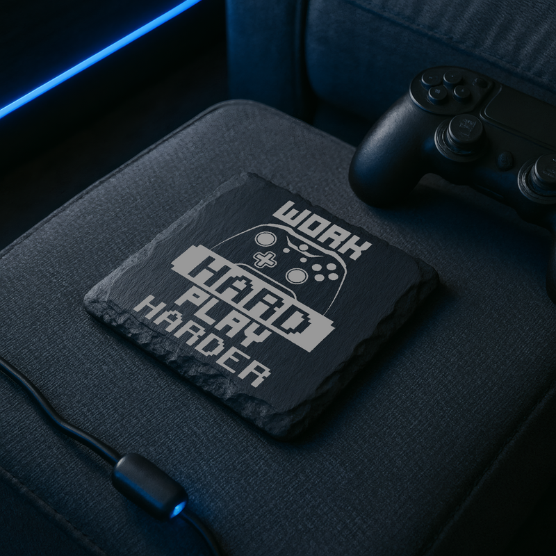 Gift Coaster Gamer Quote Themed Dad Birthday Wedding Gift Box