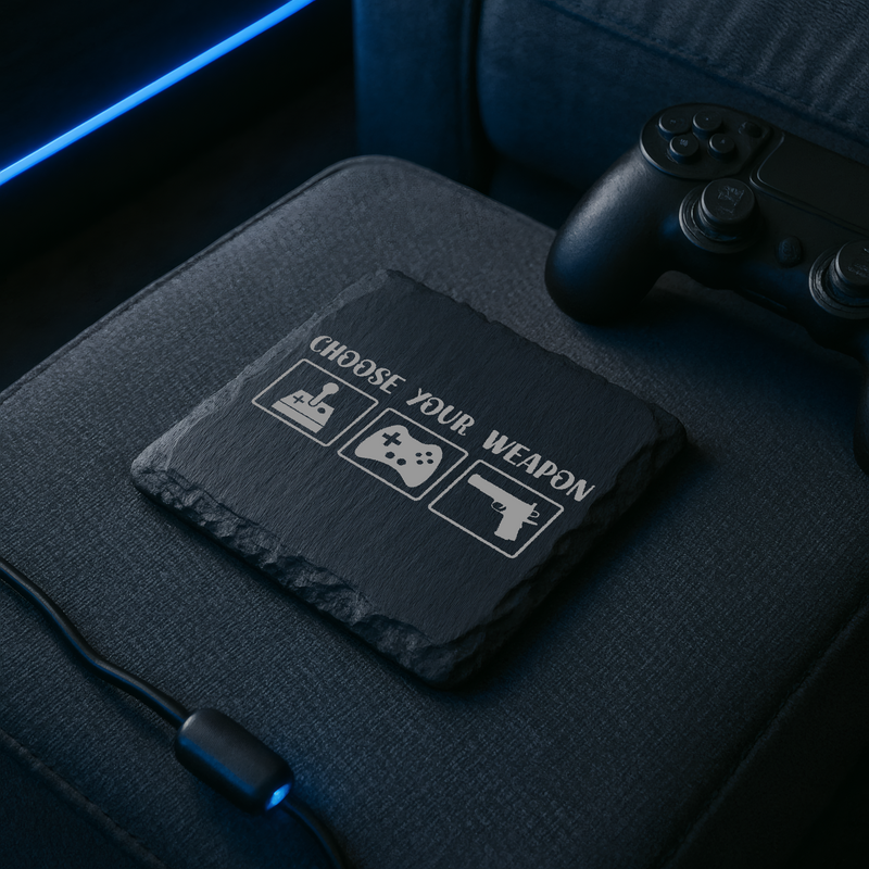 Gift Coaster Gamer Quote Themed Dad Birthday Wedding Gift Box