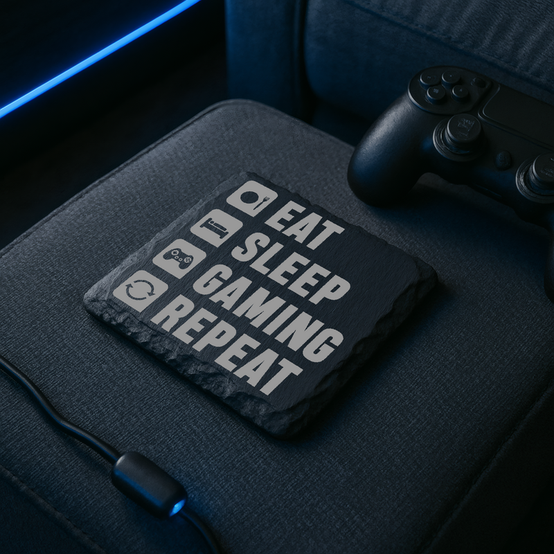 Gift Coaster Gamer Quote Themed Dad Birthday Wedding Gift Box