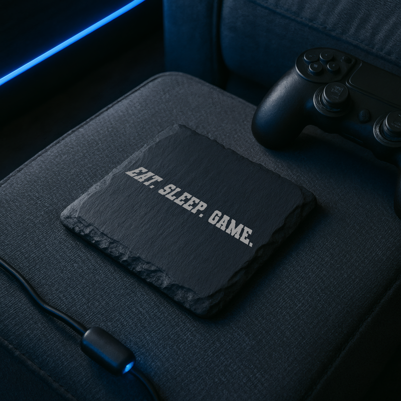 Gift Coaster Gamer Quote Themed Dad Birthday Wedding Gift Box