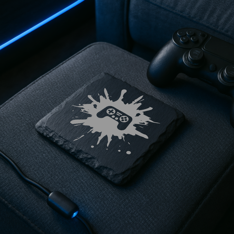 Gift Coaster Gamer Quote Themed Dad Birthday Wedding Gift Box