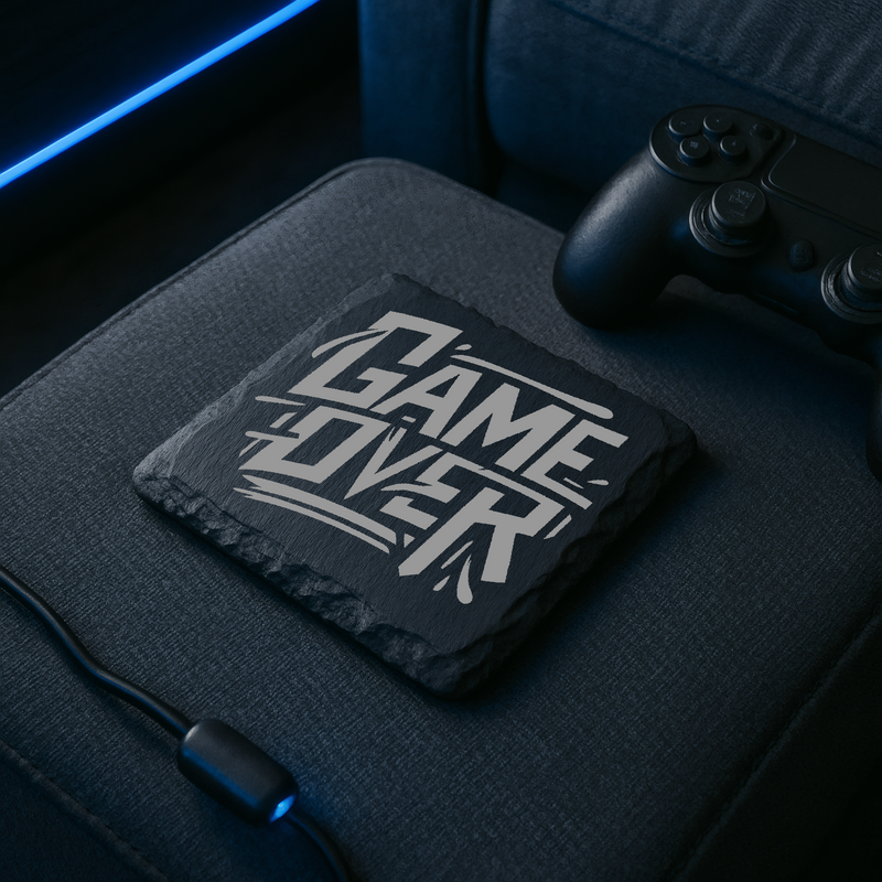 Gift Coaster Gamer Quote Themed Dad Birthday Wedding Gift Box