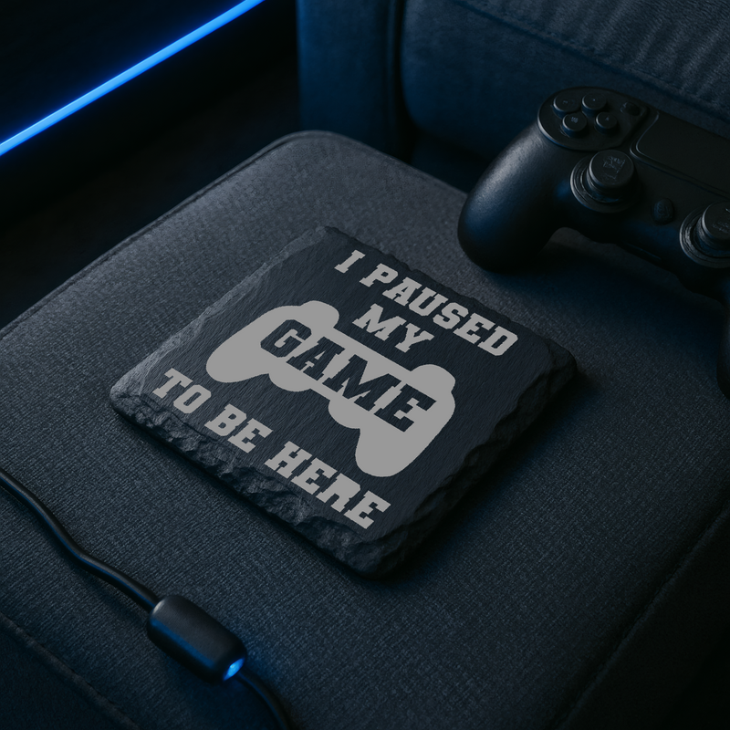 Gift Coaster Gamer Quote Themed Dad Birthday Wedding Gift Box