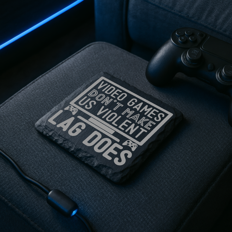 Gift Coaster Gamer Quote Themed Dad Birthday Wedding Gift Box
