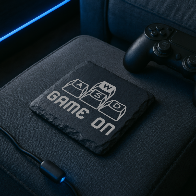 Gift Coaster Gamer Quote Themed Dad Birthday Wedding Gift Box