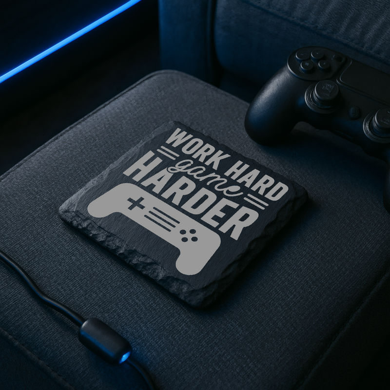 Gift Coaster Gamer Quote Themed Dad Birthday Wedding Gift Box