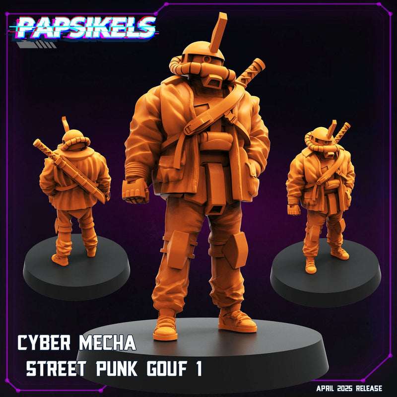 Cyber Mecha Street Punk Miniatures | Cyberpunk | Papsikels