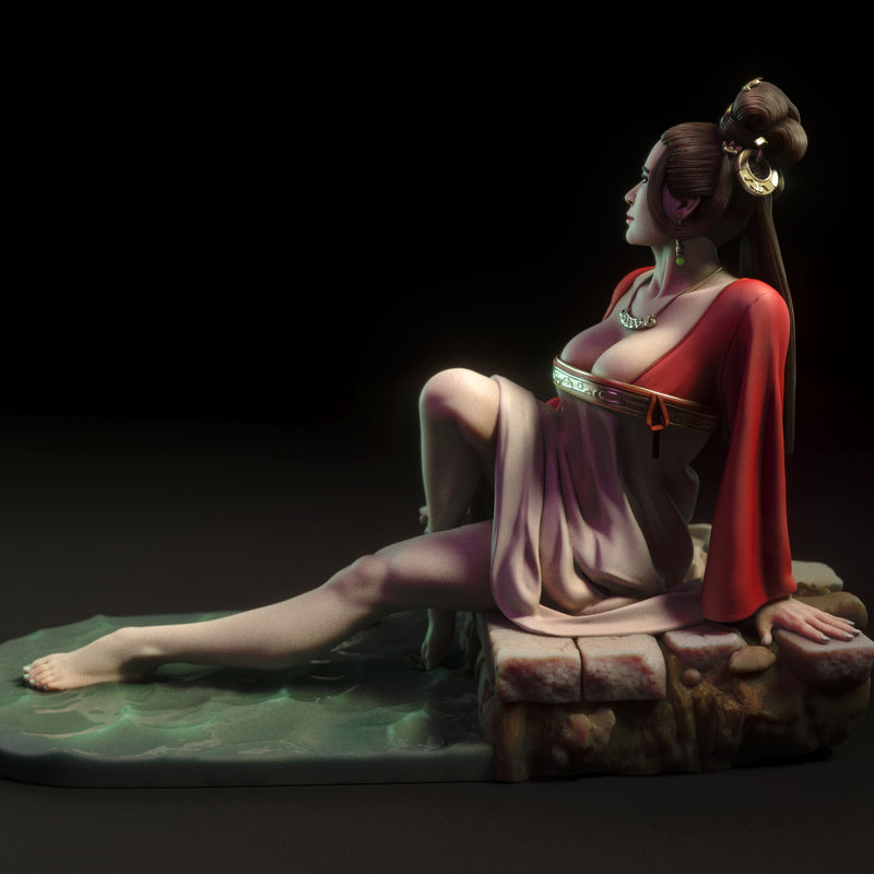 Mei | Pin-Up Statue Fan Art Miniature Unpainted | Torrida Minis