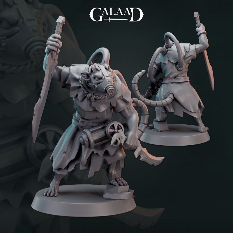 Ratfolk Gang Miniatures | Fantasy Miniature | Galaad Miniatures