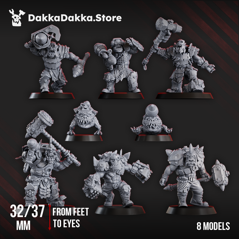Head Crackaz Mob Miniatures | Grimdark Miniature | DakkaDakka