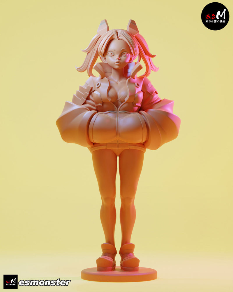 Bekki (Jacket) | Pin-Up Statue Fan Art Miniature Unpainted | E.S Monster