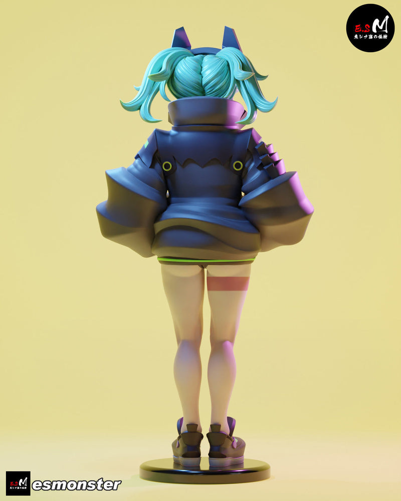 Bekki (Jacket) | Pin-Up Statue Fan Art Miniature Unpainted | E.S Monster