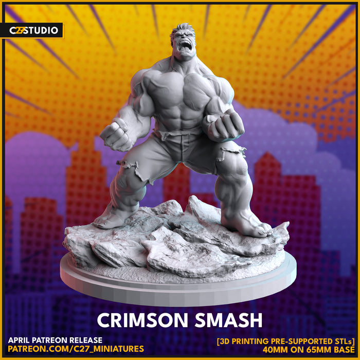 Crimson Smash | Heroes | Sci-Fi Miniature | C27 Studio
