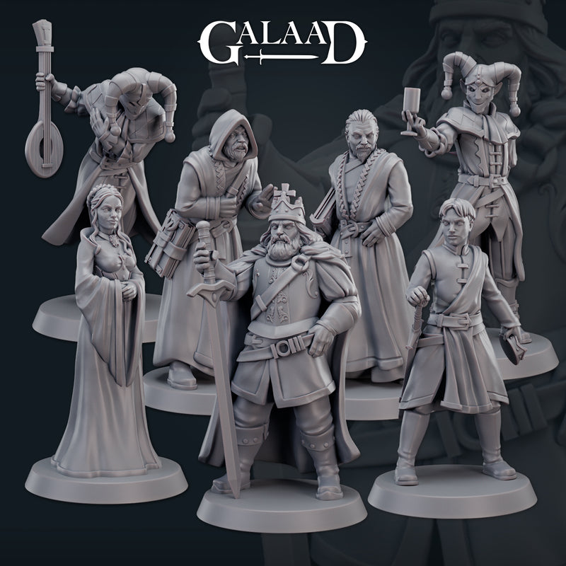 Royal Court Miniatures | Fantasy Miniature | Galaad Miniatures